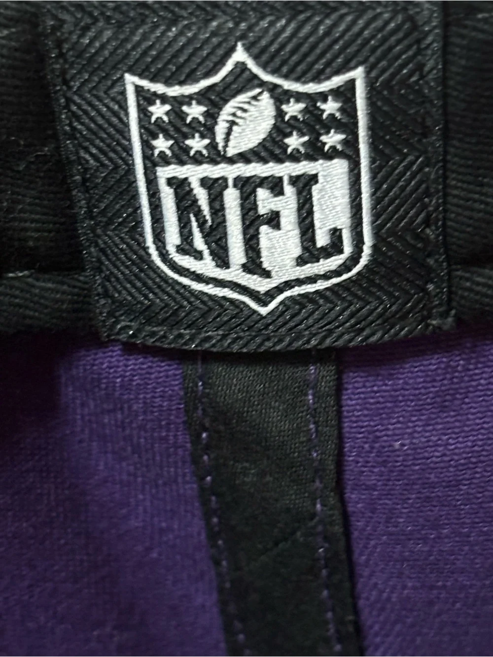 Minnesota Vikings Youth Hat in Purple with Black Trim